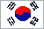 The South Korean national flag