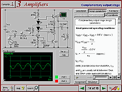 Screenshot from the amplifier section