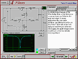 Screenshot from the filter section
