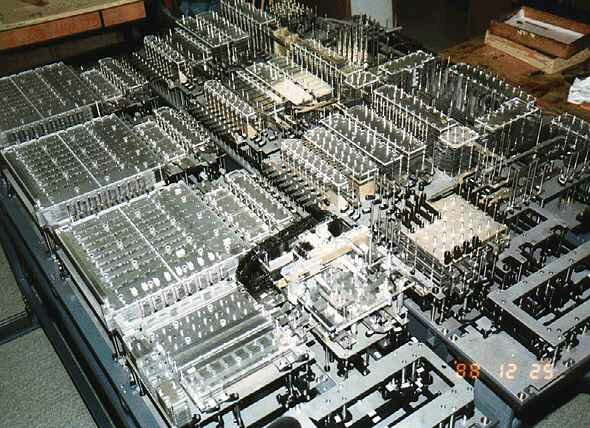 The rebuilt Z1 in the atelier of Konrad Zuse (1988)