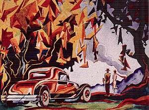 A painting created by Konrad Zuse in 1926