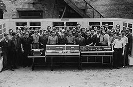 The Zuse KG built the Z5 from 1950-1952 with about 30 employees