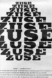 A Zuse KG advertisment from 1961